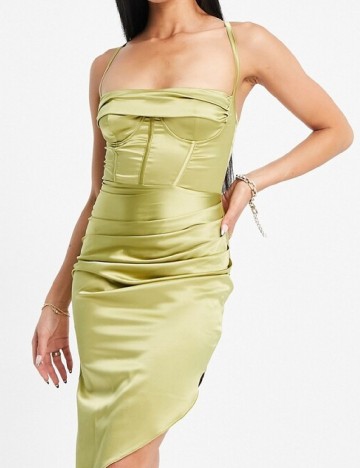 Rochie scurta ASOS, verde