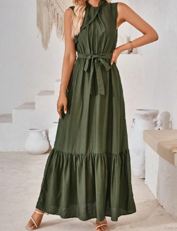 Rochie lunga SHEIN, verde