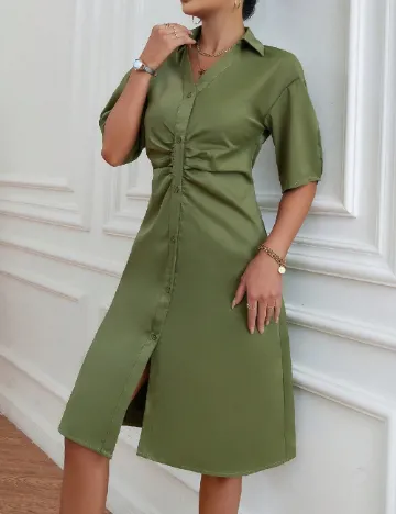 Rochie scurta SHEIN, verde Verde