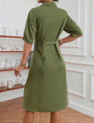 Rochie scurta SHEIN, verde