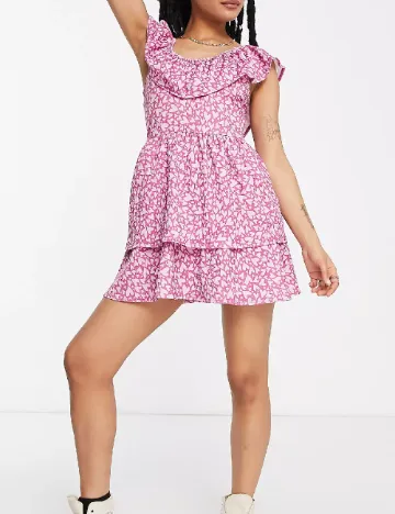 Rochie scurta ASOS, roz Roz