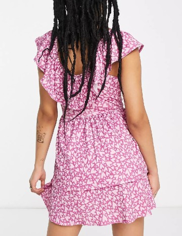 Rochie scurta ASOS, roz