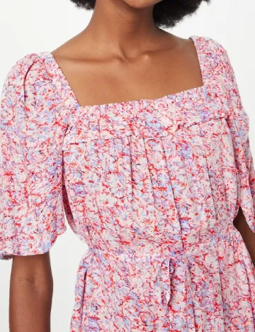 Rochie scurta SisterS point, floral print Floral print