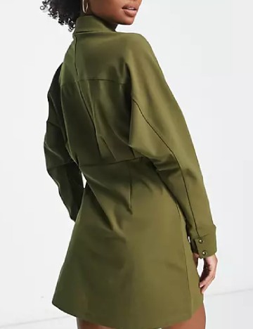 Rochie scurta ASOS, verde