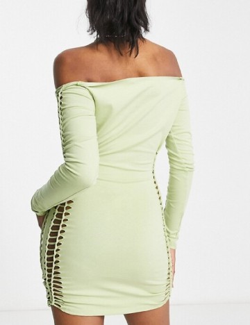 Rochie scurta ASOS, verde