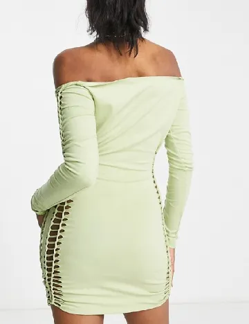 Rochie scurta ASOS, verde Verde