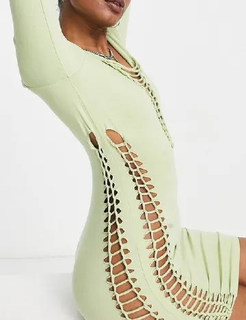 Rochie scurta ASOS, verde Verde