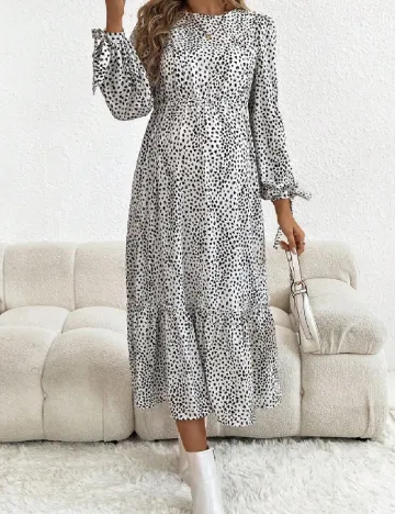 Rochie medie SHEIN Maternity, alb Alb