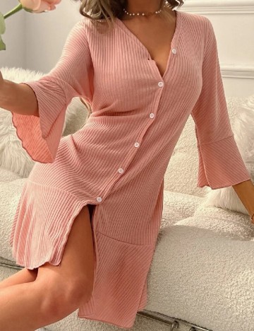 Rochie pijama SHEIN, roz