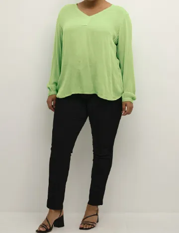 Bluza Kaffe Curve, verde Verde