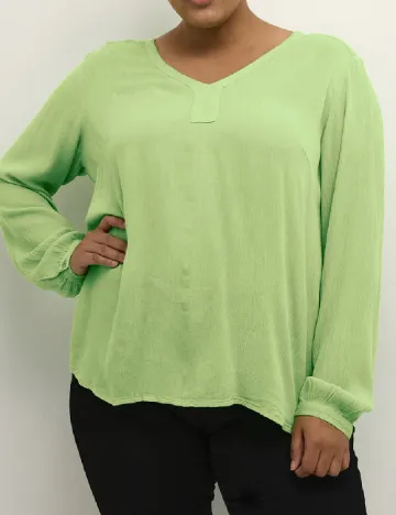 Bluza Kaffe Curve, verde Verde