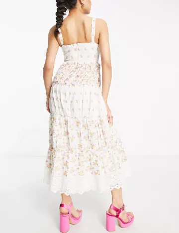 Rochie medie Miss Selfridge, alb Alb