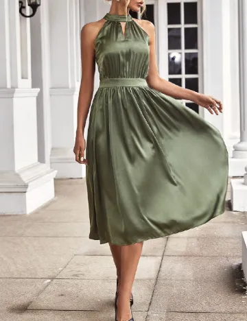 Rochie medie SHEIN, verde Verde