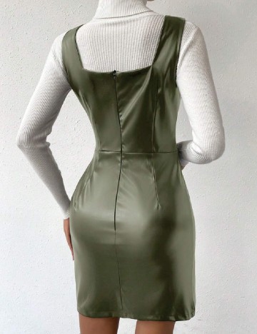 Rochie scurta SHEIN, verde