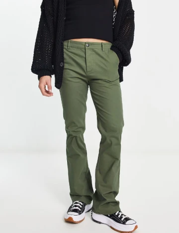 Pantaloni ASOS, verde Verde