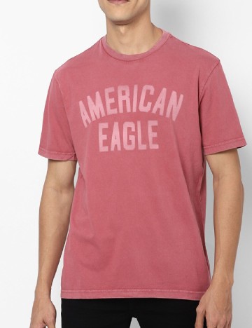Tricou American Eagle, roz pudra inchis