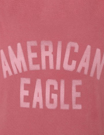 Tricou American Eagle, roz pudra inchis