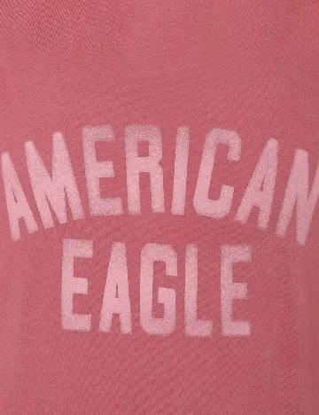 Tricou American Eagle, roz pudra inchis Roz