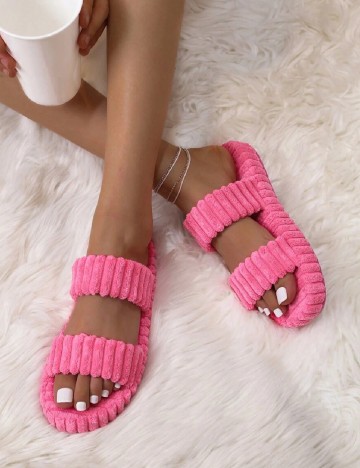 Papuci de Casa SHEIN, roz