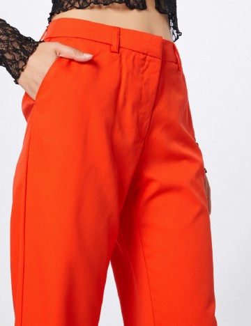 Pantaloni Pieces, portocaliu
