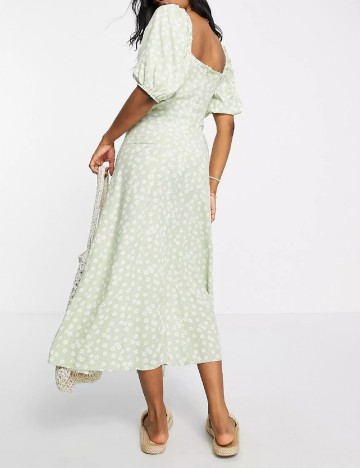 Rochie medie ASOS, verde