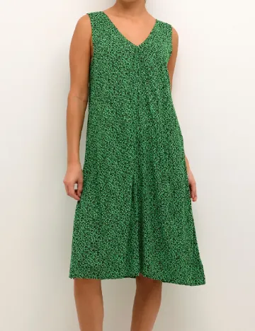 Rochie medie Kaffe, verde Verde