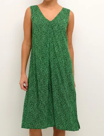 Rochie medie Kaffe, verde Verde