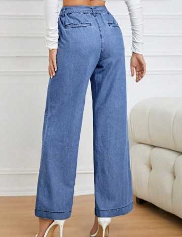 Pantaloni SHEIN, albastru