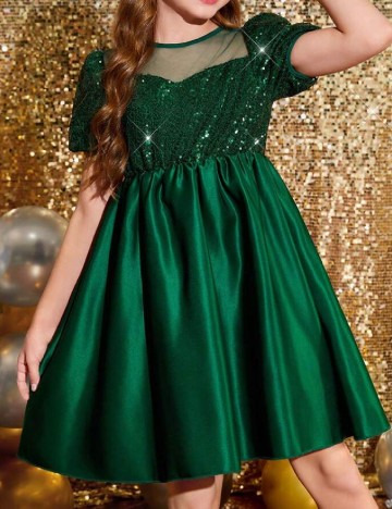 Rochie Shein Kids, verde