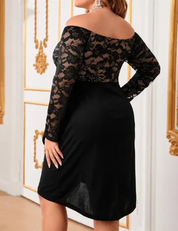 Rochie scurta SHEIN CURVE, negru Negru