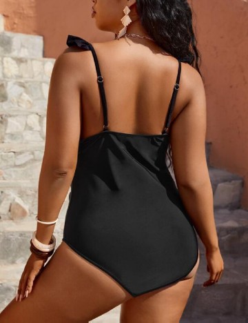 Costum de baie SHEIN CURVE, negru