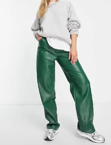 Pantaloni ASOS, verde Verde