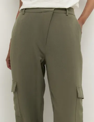 Pantaloni Culture, verde Verde