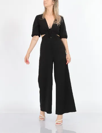 Salopeta ASOS, negru Negru