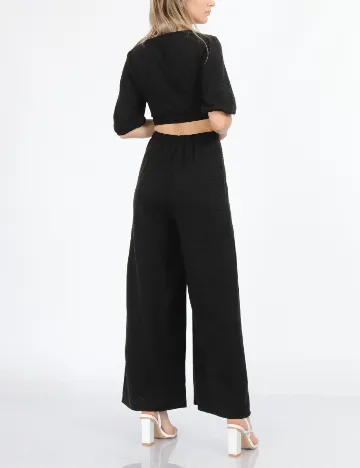 Salopeta ASOS, negru Negru