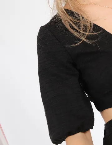 Salopeta ASOS, negru Negru