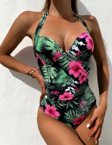 Costum de baie SHEIN, floral