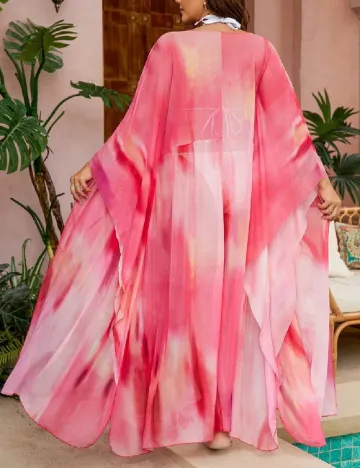 Kimono SHEIN CURVE, roz Roz
