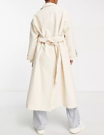 Trench ASOS, crem