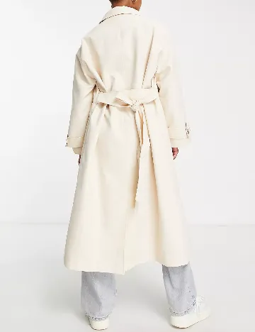 Trench ASOS, crem Crem