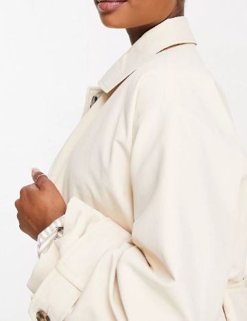 Trench ASOS, crem