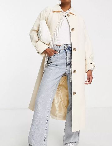 Trench ASOS, crem