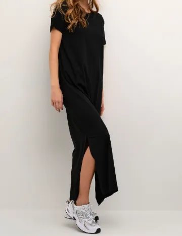 Rochie lunga Kaffe, negru Negru
