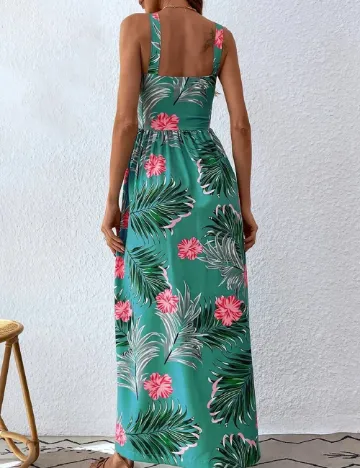 Rochie lunga SHEIN, verde