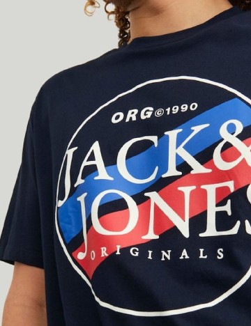Tricou Jack&Jones Plus Size Men, bleumarin