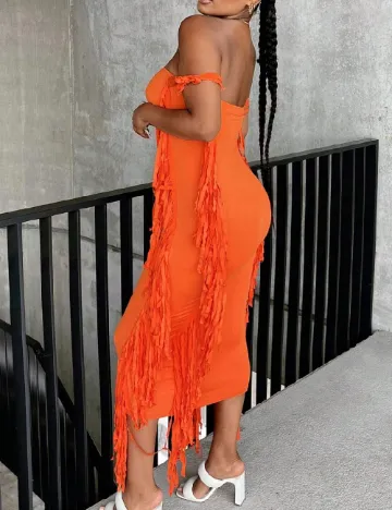 Rochie medie SHEIN, portocaliu