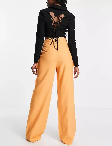 Pantaloni Missguided, portocaliu