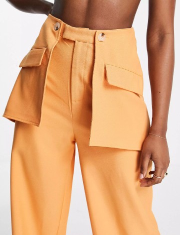 Pantaloni Missguided, portocaliu