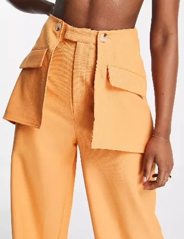 Pantaloni Missguided, portocaliu