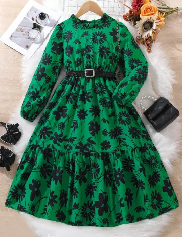 Rochie Shein Kids, verde Verde